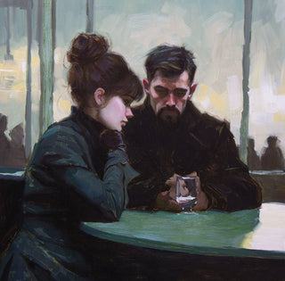 Cafe Story by Aaron Westerberg at LePrince Galleries
