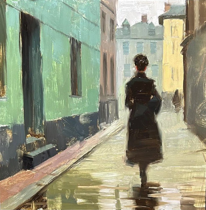 Charleston Street Walk by Aaron Westerberg at LePrince Galleries