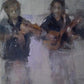 Two Musicians by Ann Rudd at LePrince Galleries