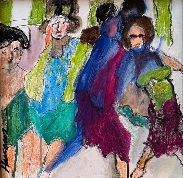 Oldies at the Beach by Betsy Havens at LePrince Galleries