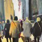 Walking North on 5th by Betsy Havens at LePrince Galleries
