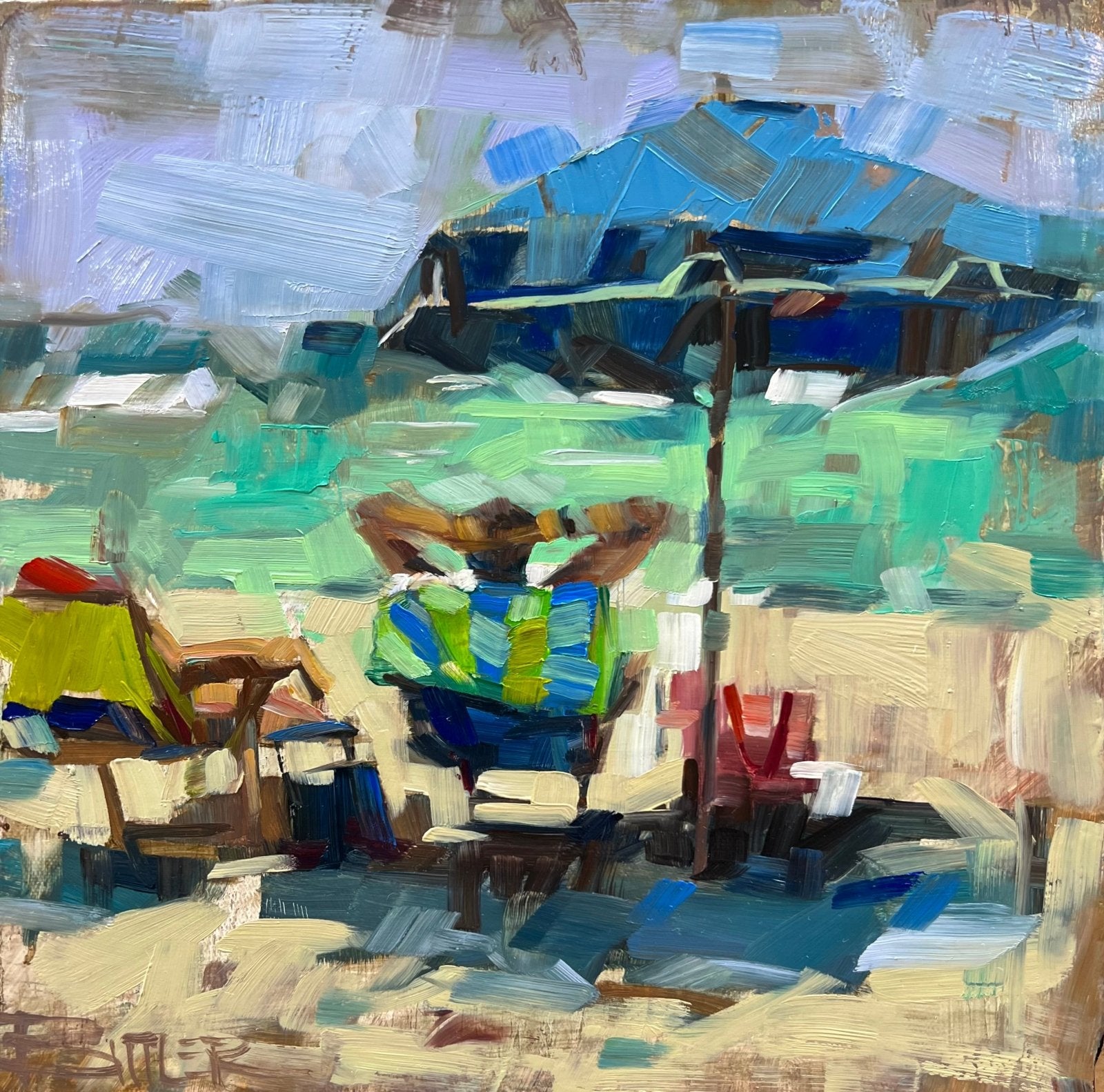 Beach Gaze by Curt Butler at LePrince Galleries