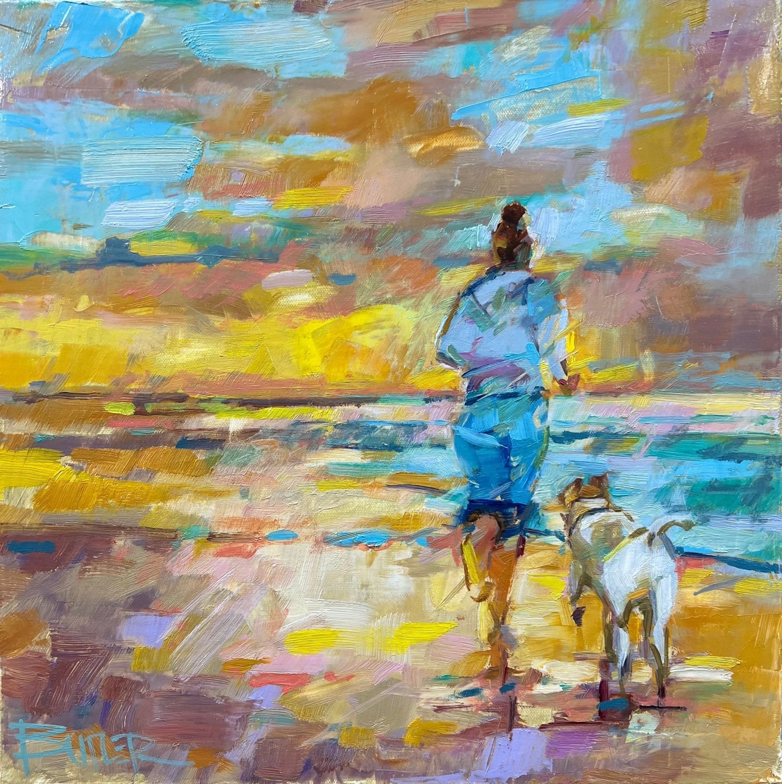 Paw Print Pursuit by Curt Butler at LePrince Galleries