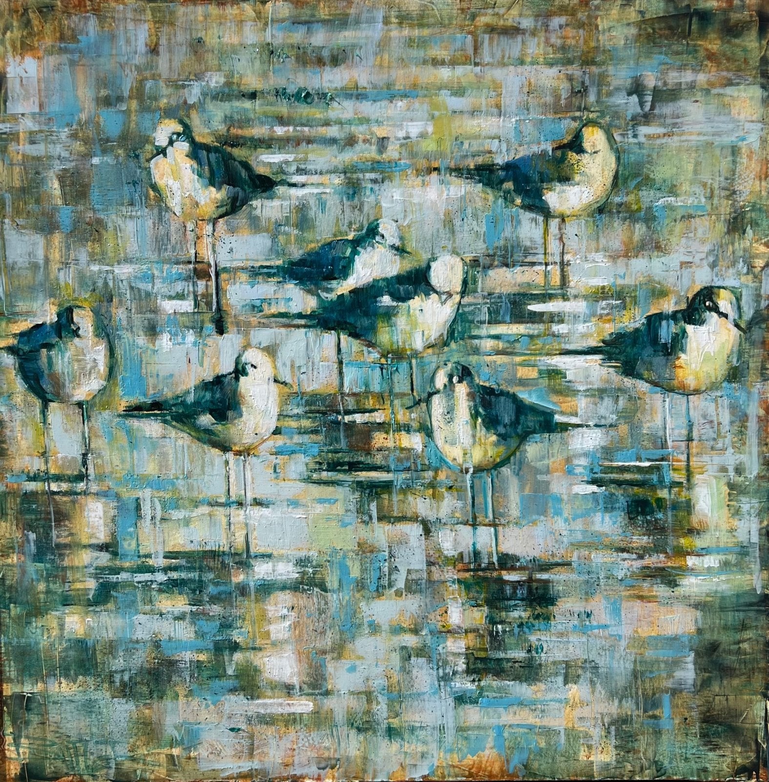 Shorebird Symphony by Curt Butler at LePrince Galleries