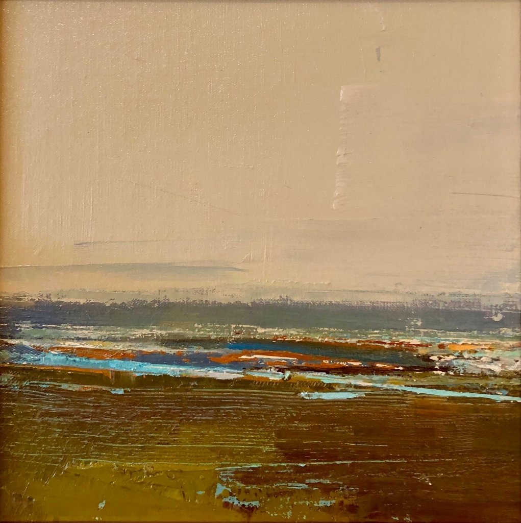 Abstract Landscape I of II by Deborah Hill at LePrince Galleries