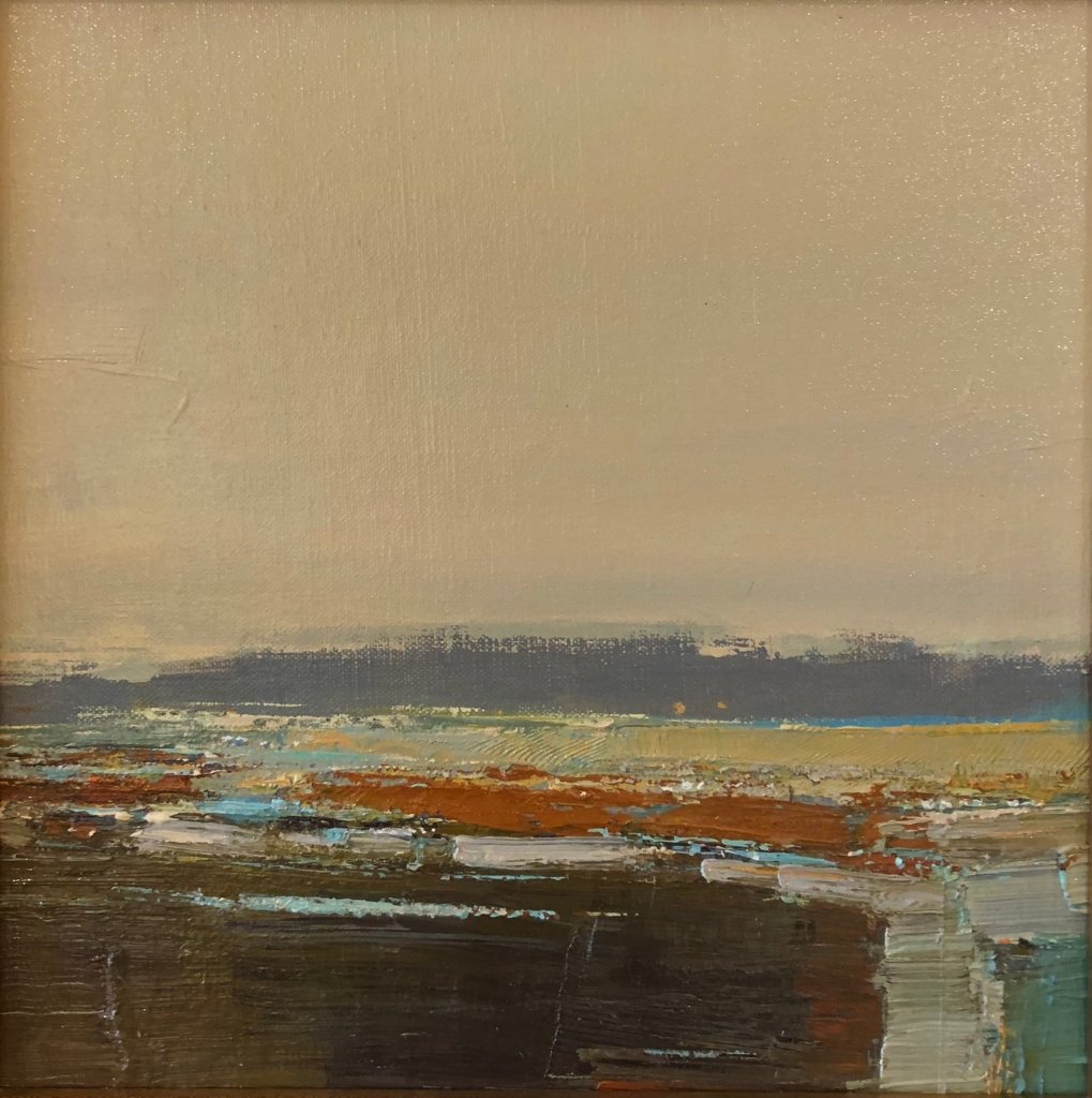 Abstract Lanscape II of II by Deborah Hill at LePrince Galleries