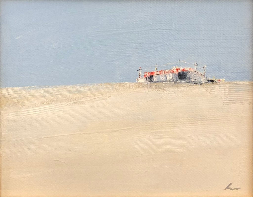 Beach Shacks I by Deborah Hill at LePrince Galleries