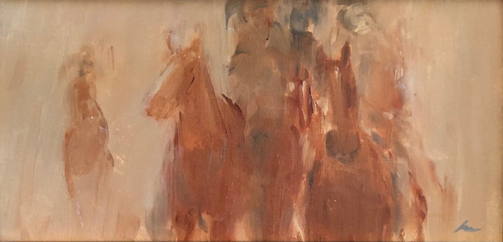 Parade Series V by Deborah Hill at LePrince Galleries