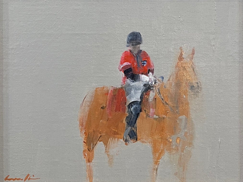 Jockey by Deborah Hill at LePrince Galleries