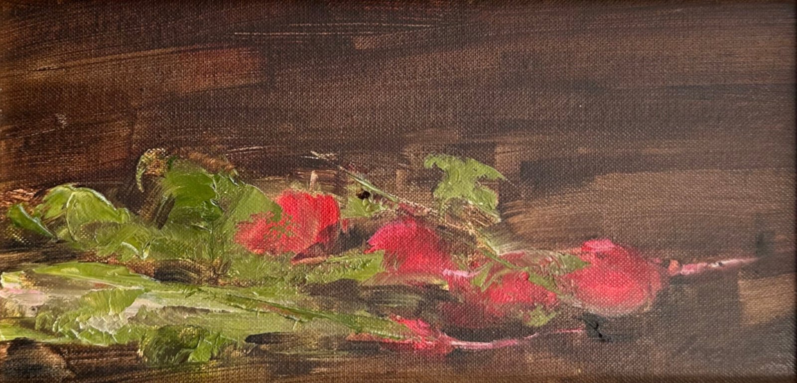 Radishes II by Deborah Hill at LePrince Galleries