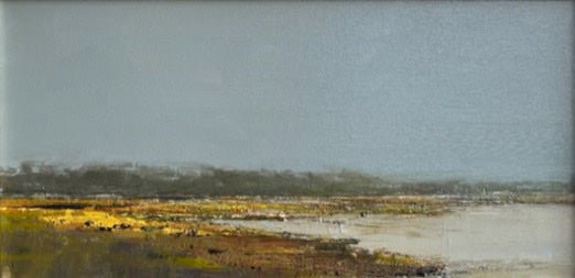 Wildlife in Marsh by Deborah Hill at LePrince Galleries