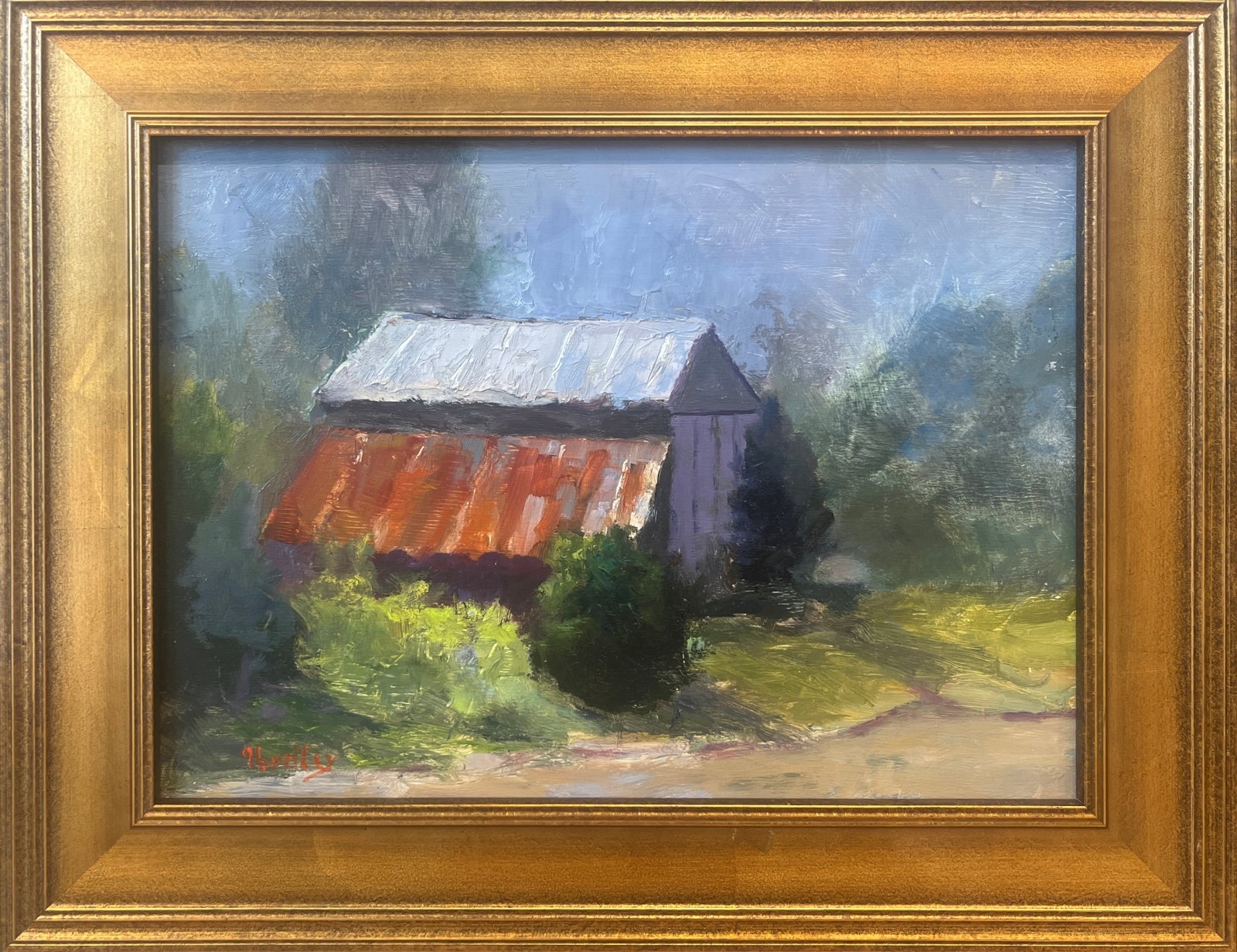 Tobacco Barn by Gary Bradley at LePrince Galleries