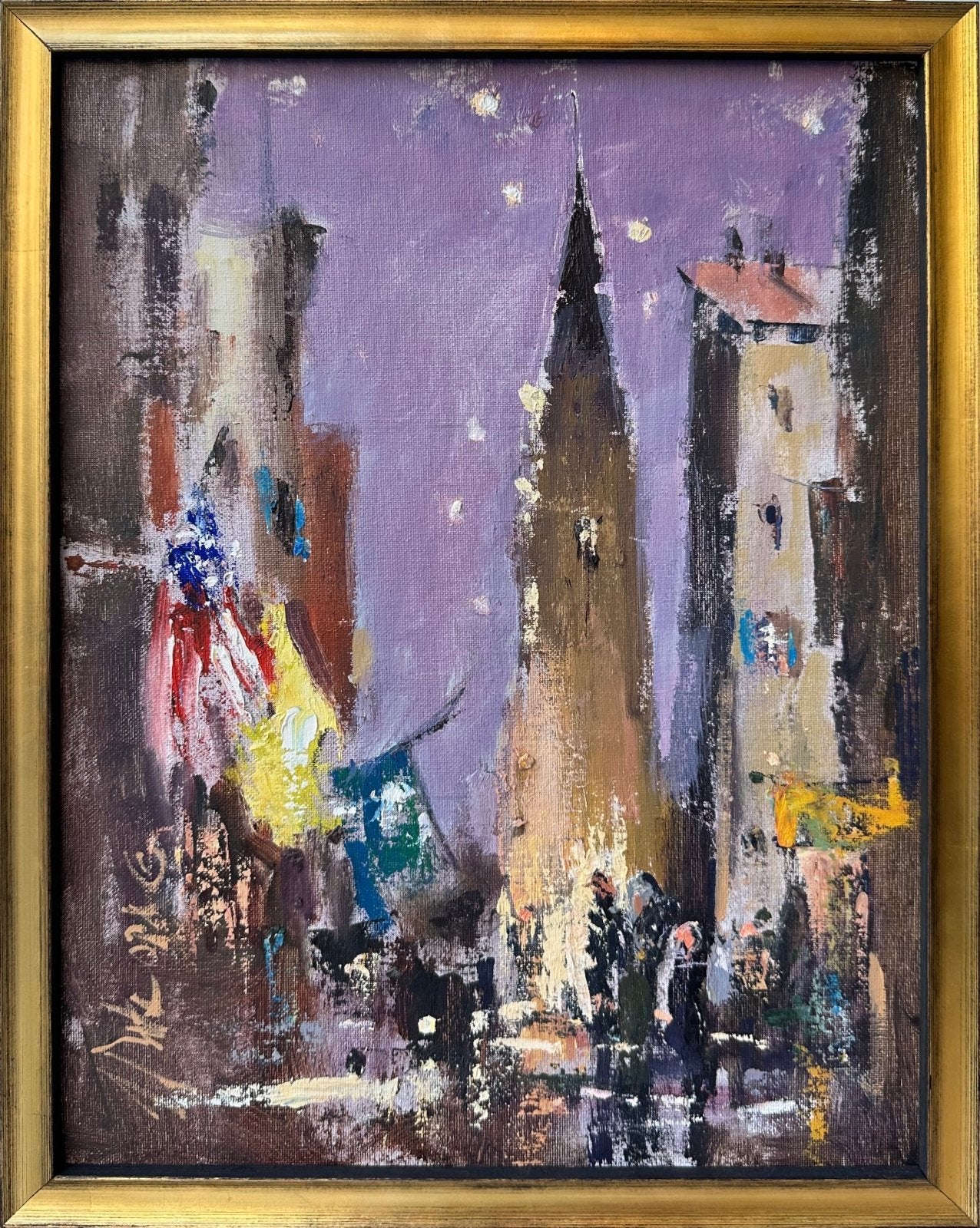 George Pate Original Cityscape by George Pate at LePrince Galleries