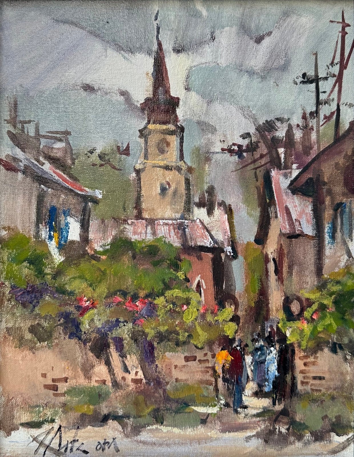 George Pate Original Cityscape II by George Pate at LePrince Galleries