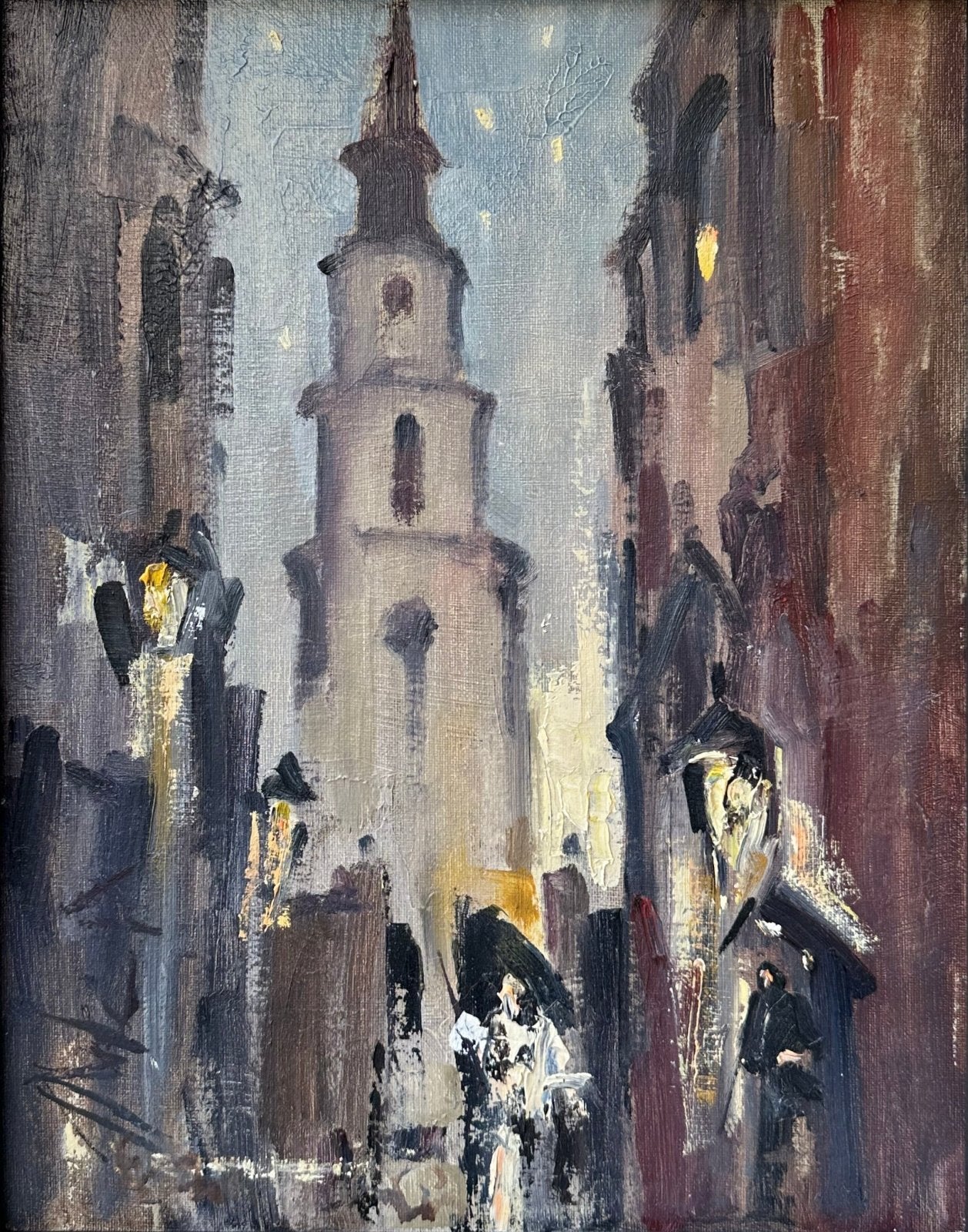 George Pate Original Cityscape III by George Pate at LePrince Galleries