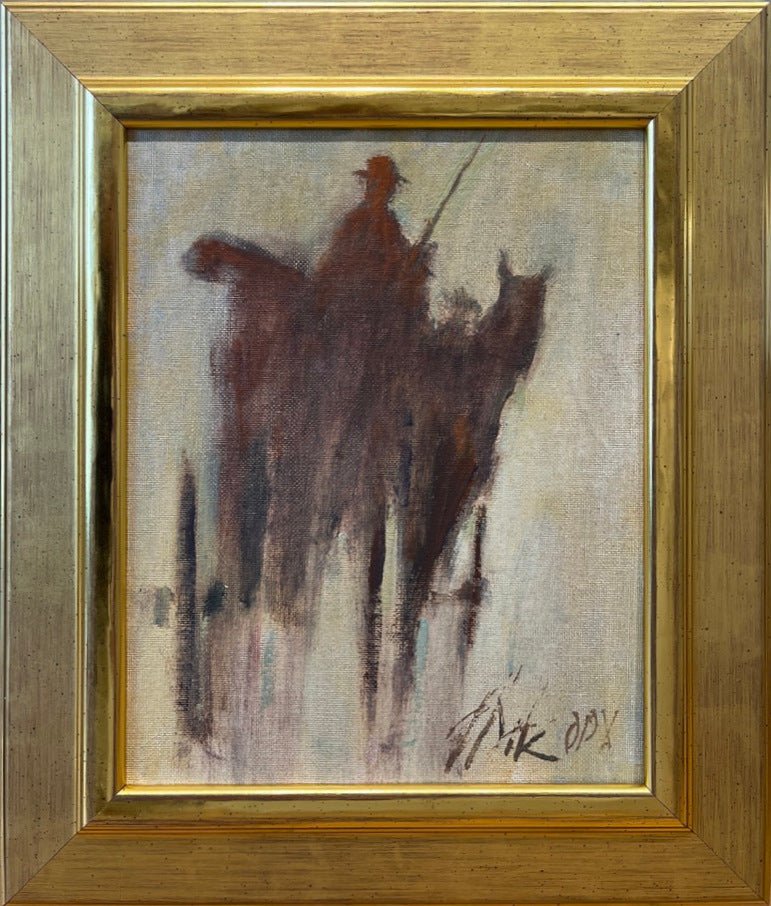 Horse and Driver by George Pate at LePrince Galleries