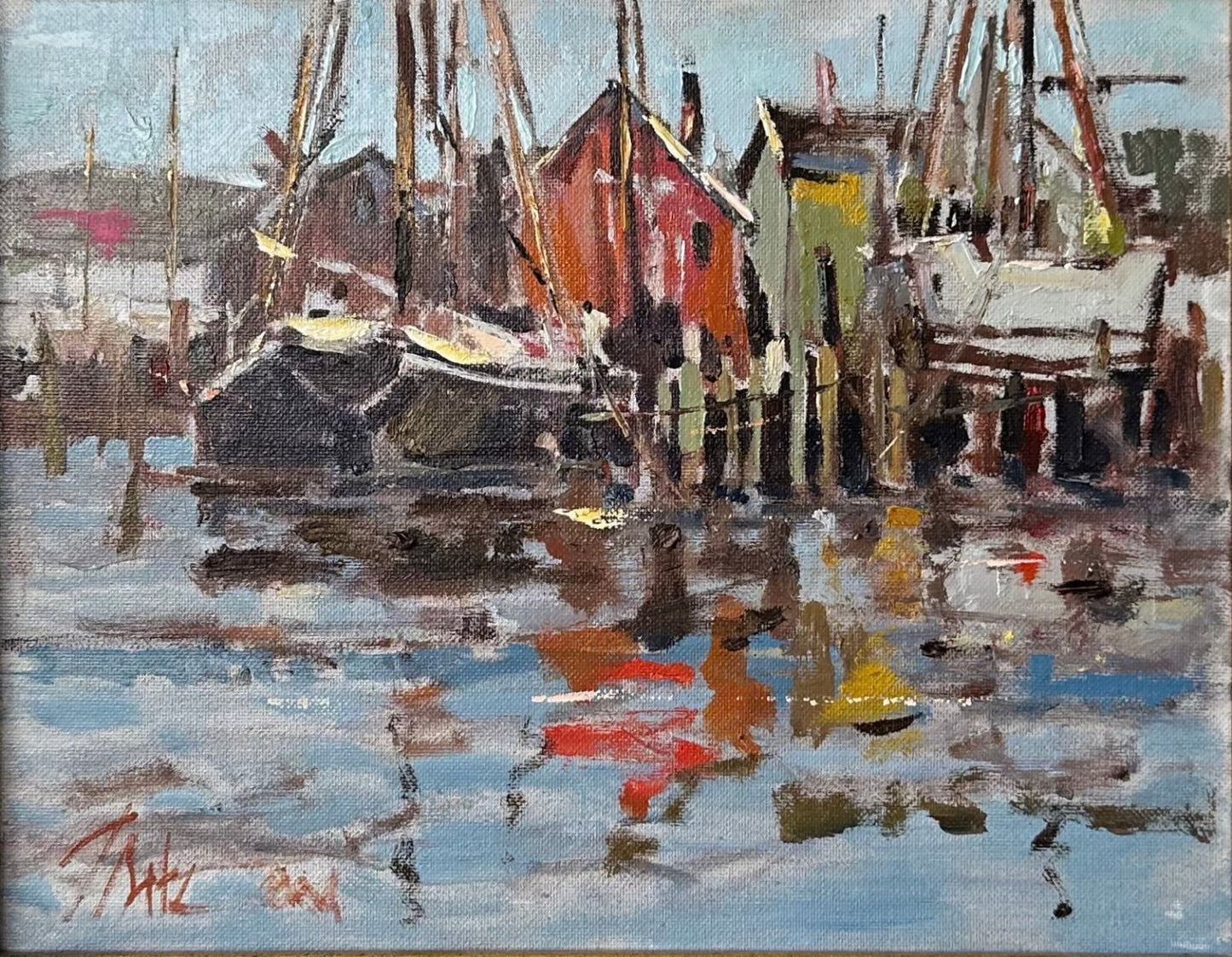 Quiet Harbor by George Pate at LePrince Galleries