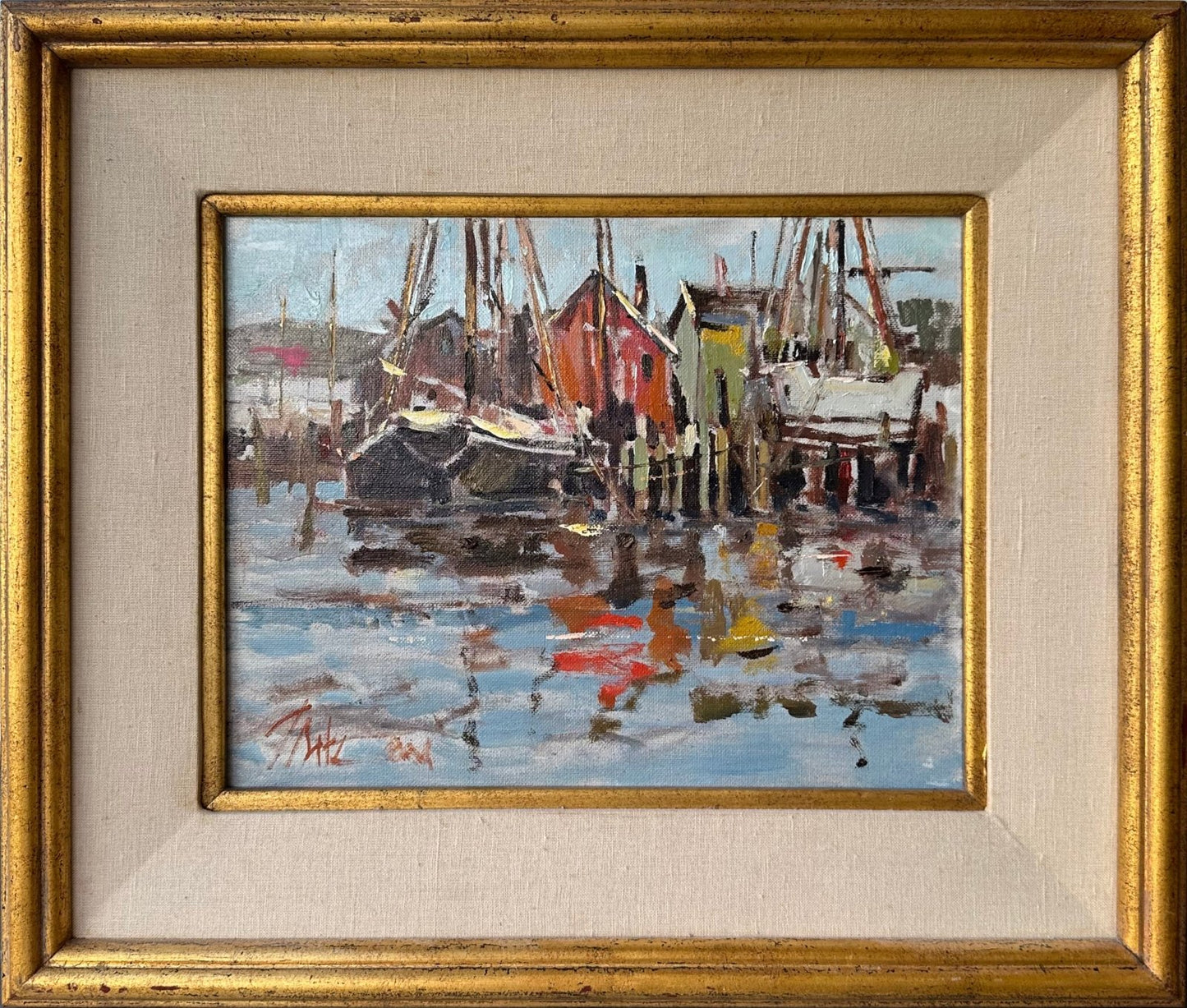 Quiet Harbor by George Pate at LePrince Galleries