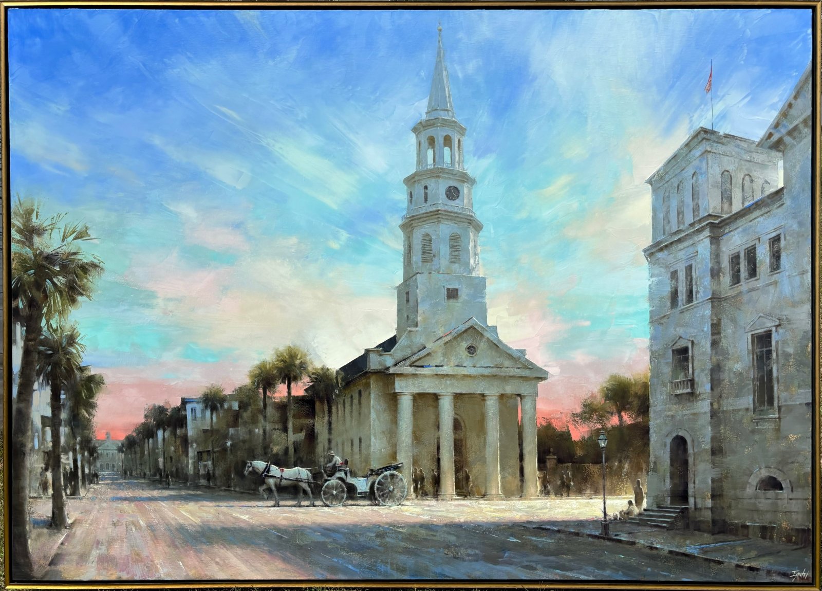 Broad Street, commission by Ignat Ignatov at LePrince Galleries