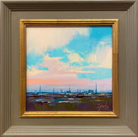 Charleston Skyline, study by Ignat Ignatov at LePrince Galleries