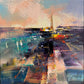 Charleston Skyline, Study by Ignat Ignatov at LePrince Galleries