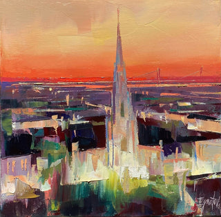Charleston's Sunset Embrace by Ignat Ignatov at LePrince Galleries
