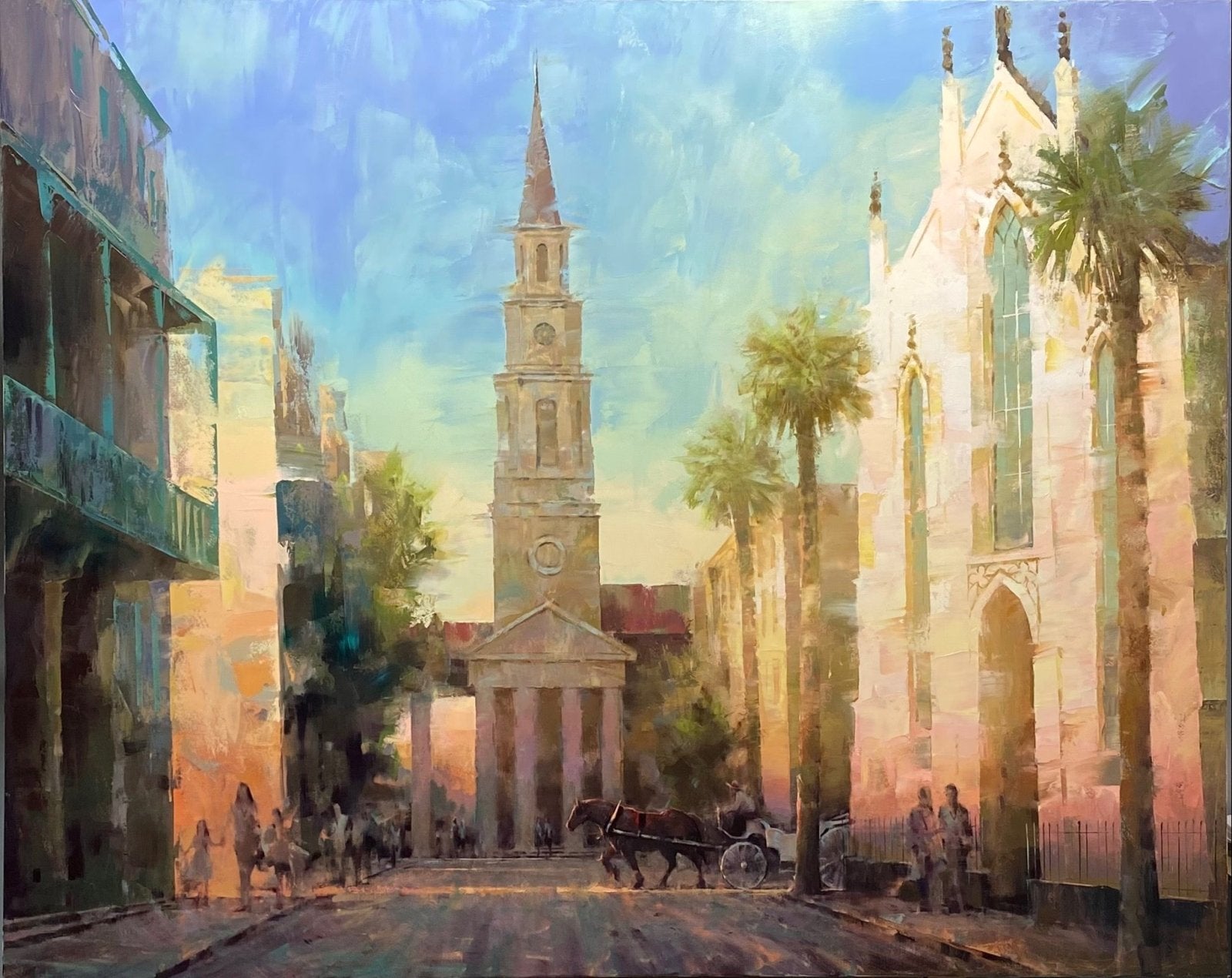 Church and Queen by Ignat Ignatov at LePrince Galleries