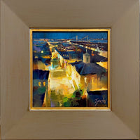 East Bay and Broad, Nocturne, Study by Ignat Ignatov at LePrince Galleries