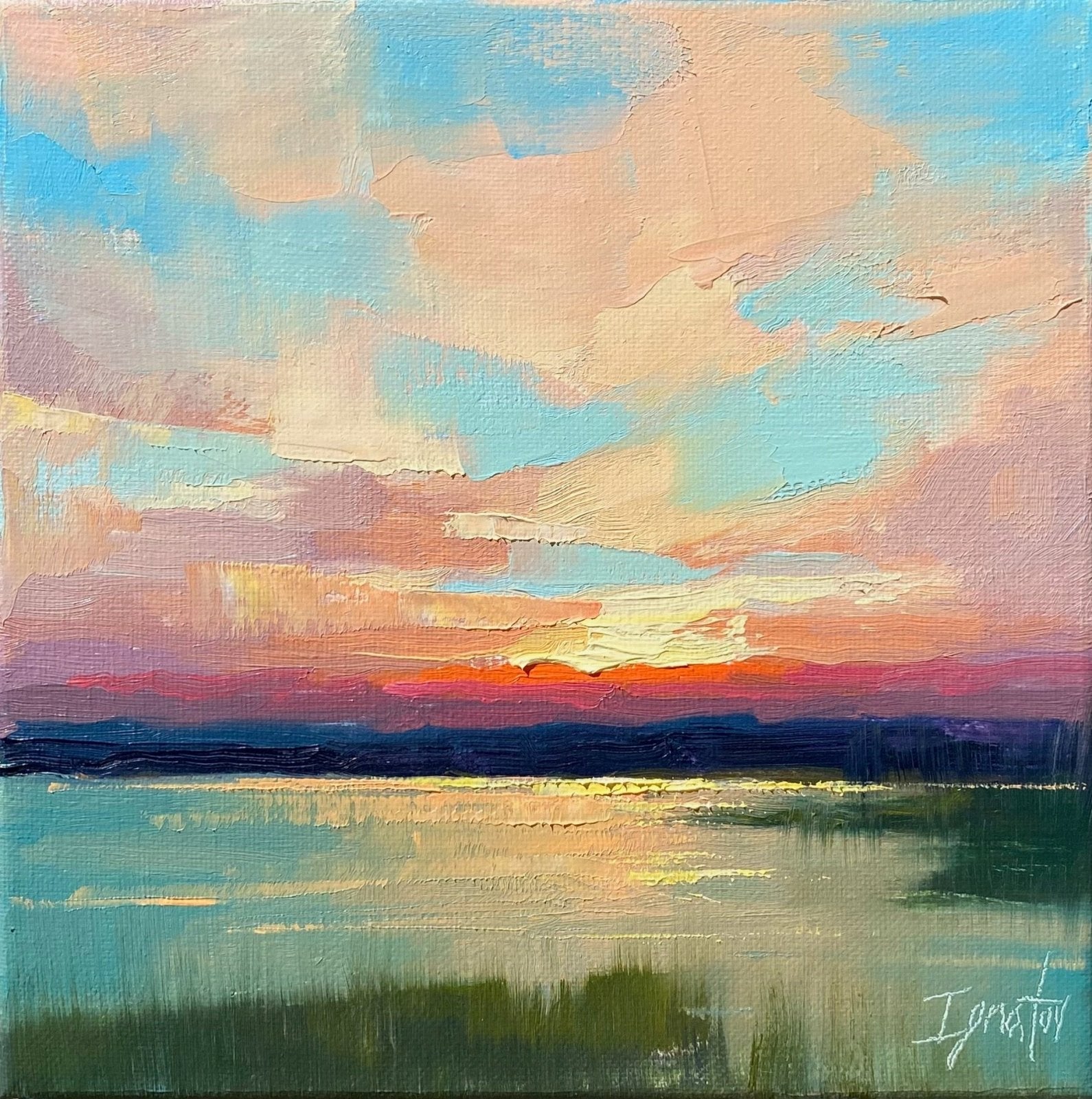 Evening Glow, study by Ignat Ignatov at LePrince Galleries