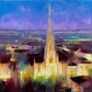 Grace Church Nocturne by Ignat Ignatov at LePrince Galleries