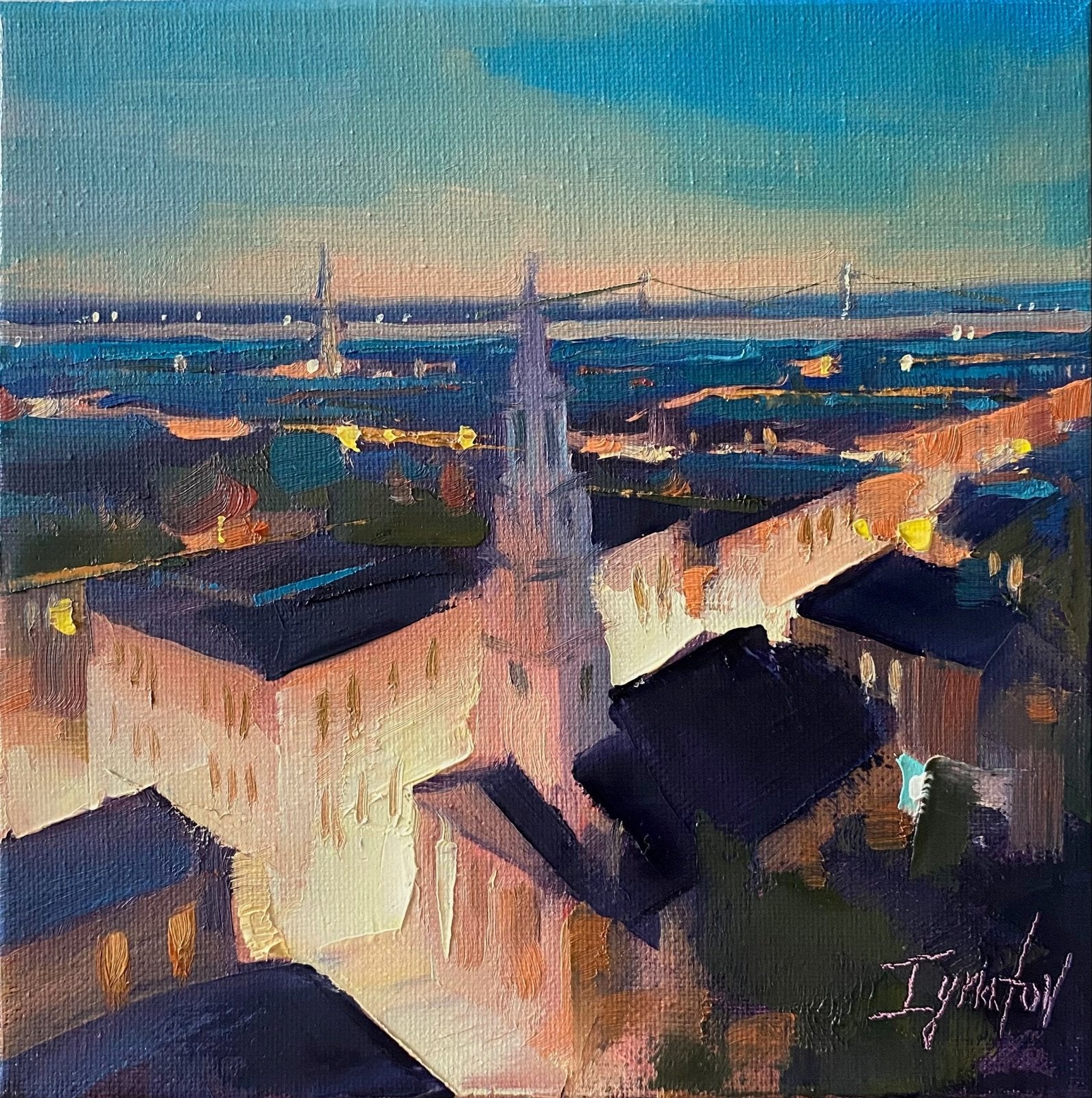 Illuminated Legacy, Four Corners of Law, Study by Ignat Ignatov at LePrince Galleries