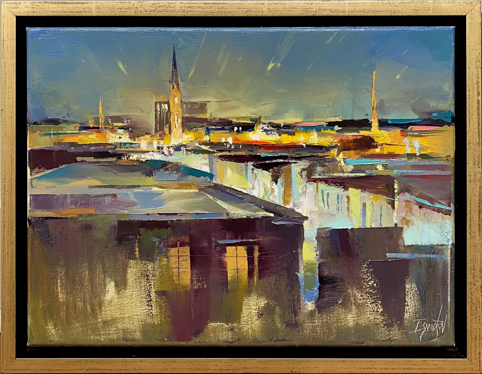 King and Calhoun Rooftops by Ignat Ignatov at LePrince Galleries