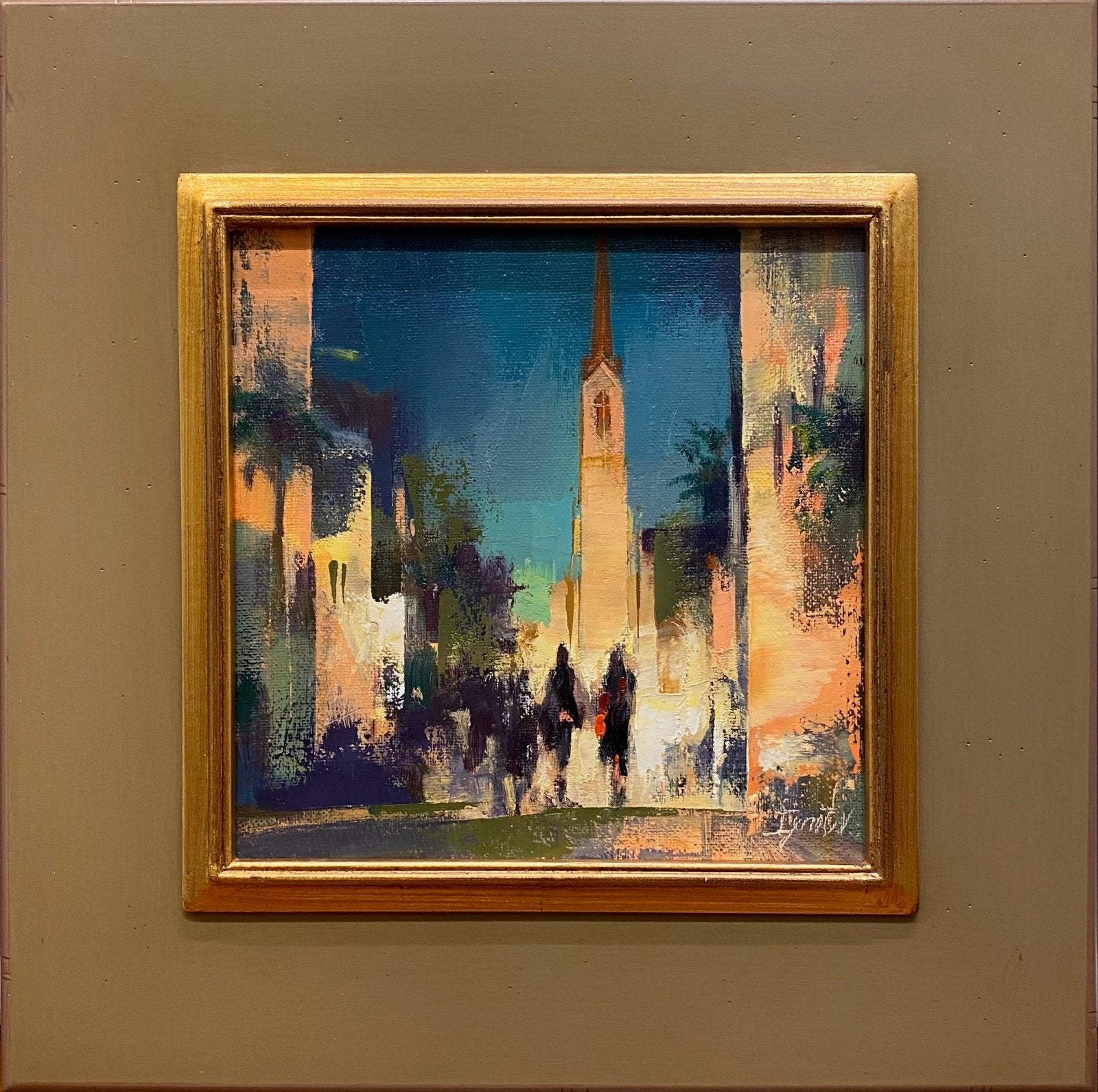 King Street, study by Ignat Ignatov at LePrince Galleries