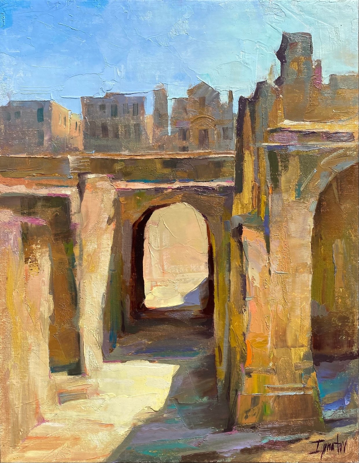 Lecce Amphitheater, Italy by Ignat Ignatov at LePrince Galleries