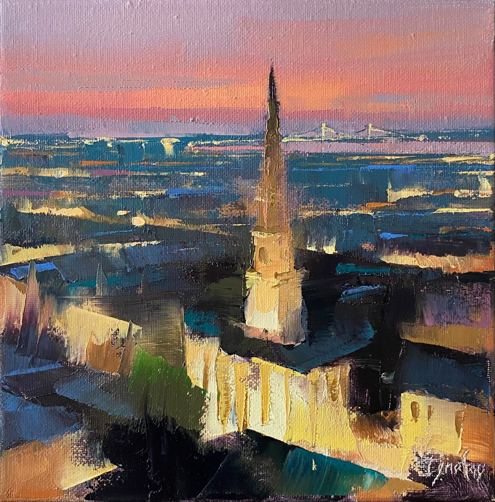 Lights on St Phillips, Study by Ignat Ignatov at LePrince Galleries