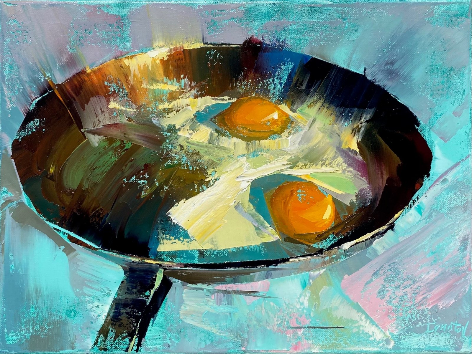 Morning Eggs by Ignat Ignatov at LePrince Galleries