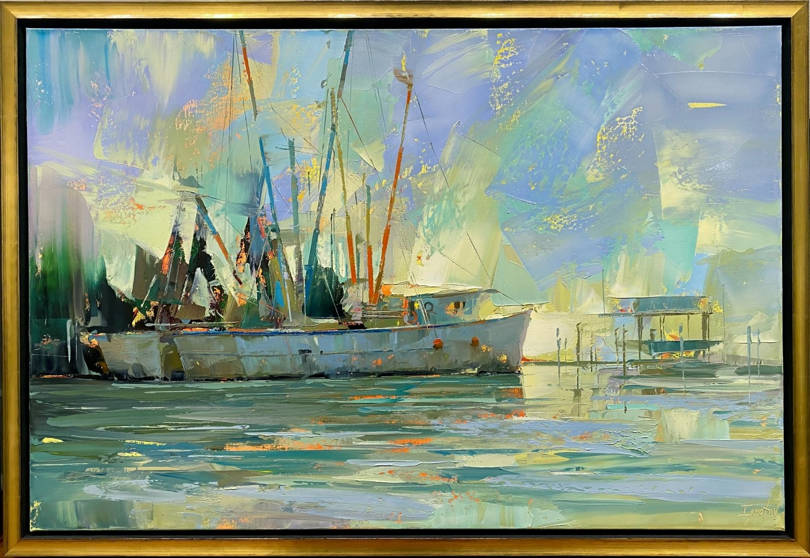 Morning Light on Shem Creek by Ignat Ignatov at LePrince Galleries