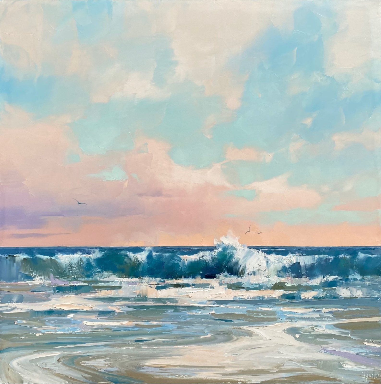 Morning Seascape by Ignat Ignatov at LePrince Galleries