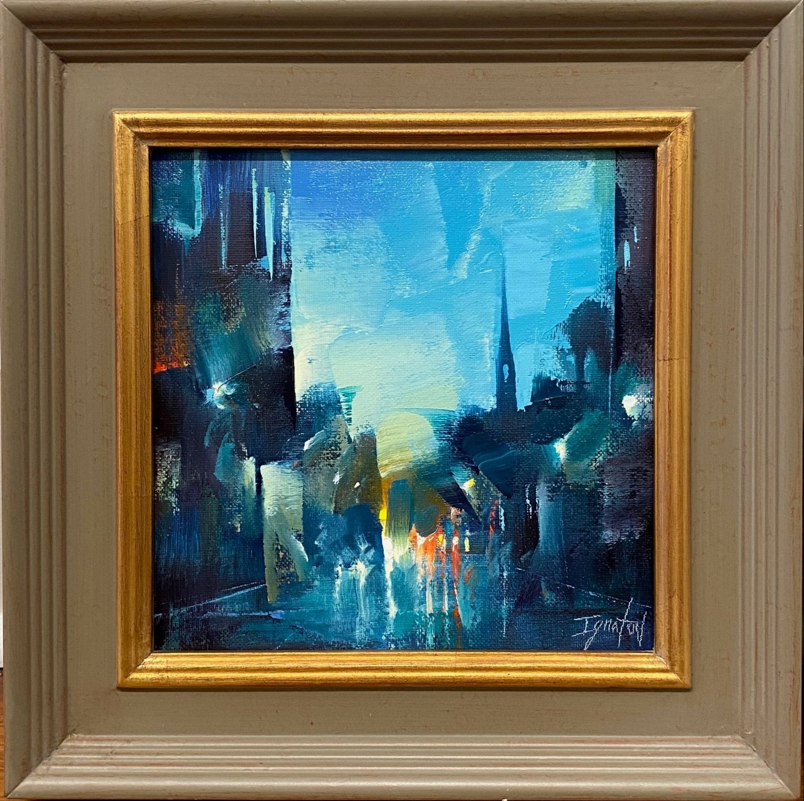 Nightfall on King Street, Study by Ignat Ignatov at LePrince Galleries