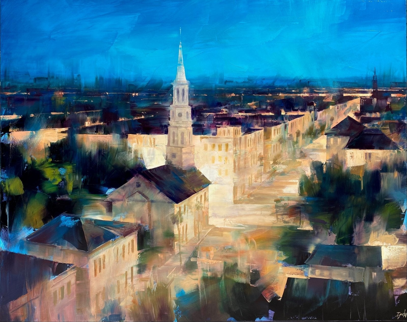 Nightfall over Charleston by Ignat Ignatov at LePrince Galleries