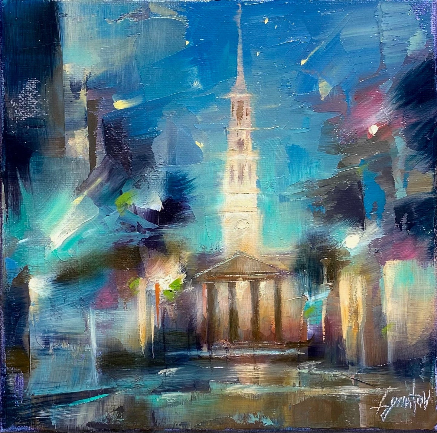 Nocturne St. Phillips Study by Ignat Ignatov at LePrince Galleries