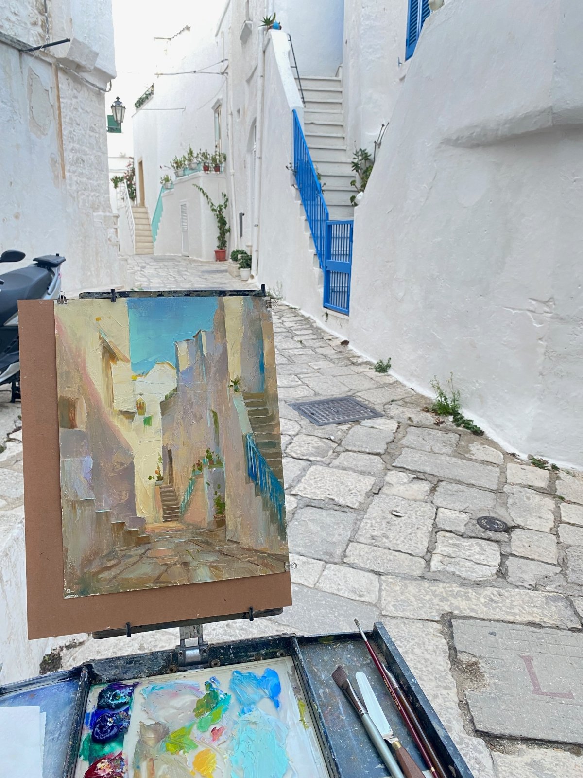 Ostuni Doorways, Italy by Ignat Ignatov at LePrince Galleries