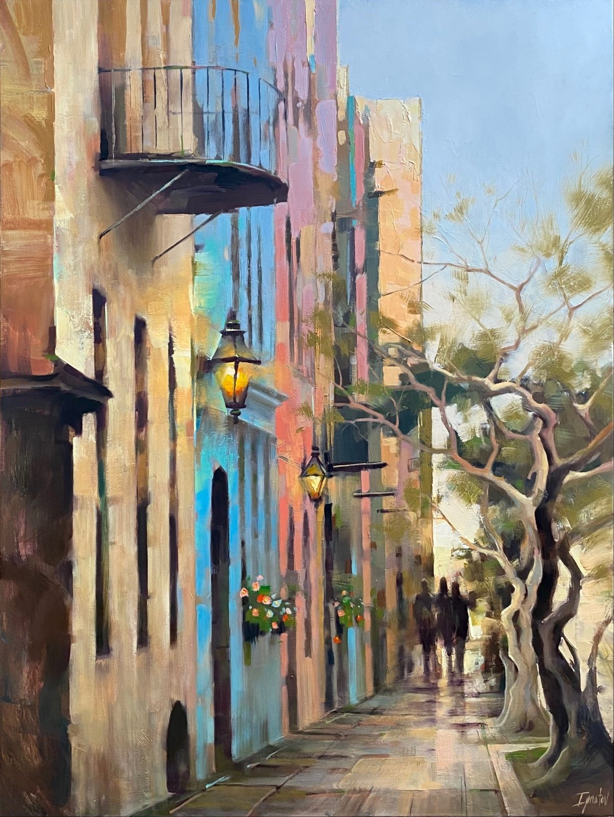 Rainbow Row by Ignat Ignatov at LePrince Galleries