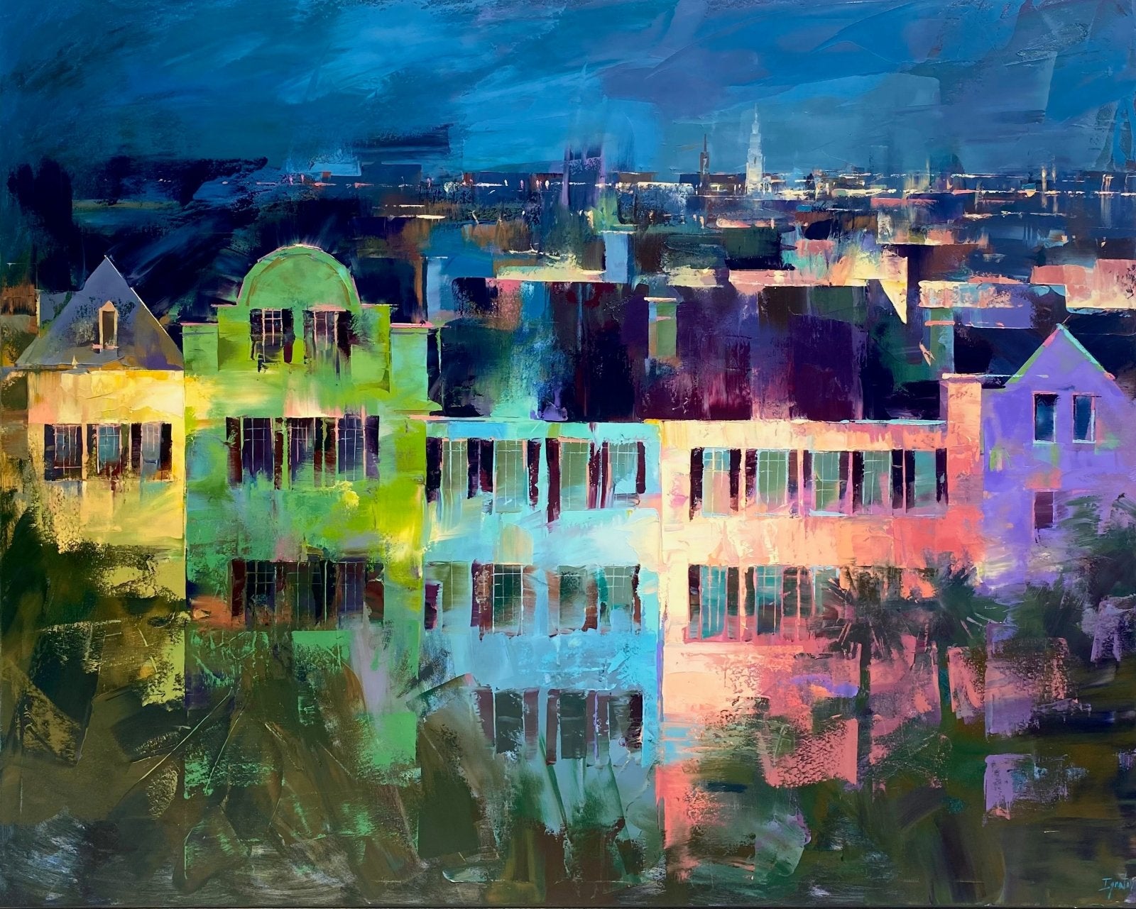 Rooftop Reverie by Ignat Ignatov at LePrince Galleries