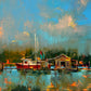 Shem Creek Docks by Ignat Ignatov at LePrince Galleries