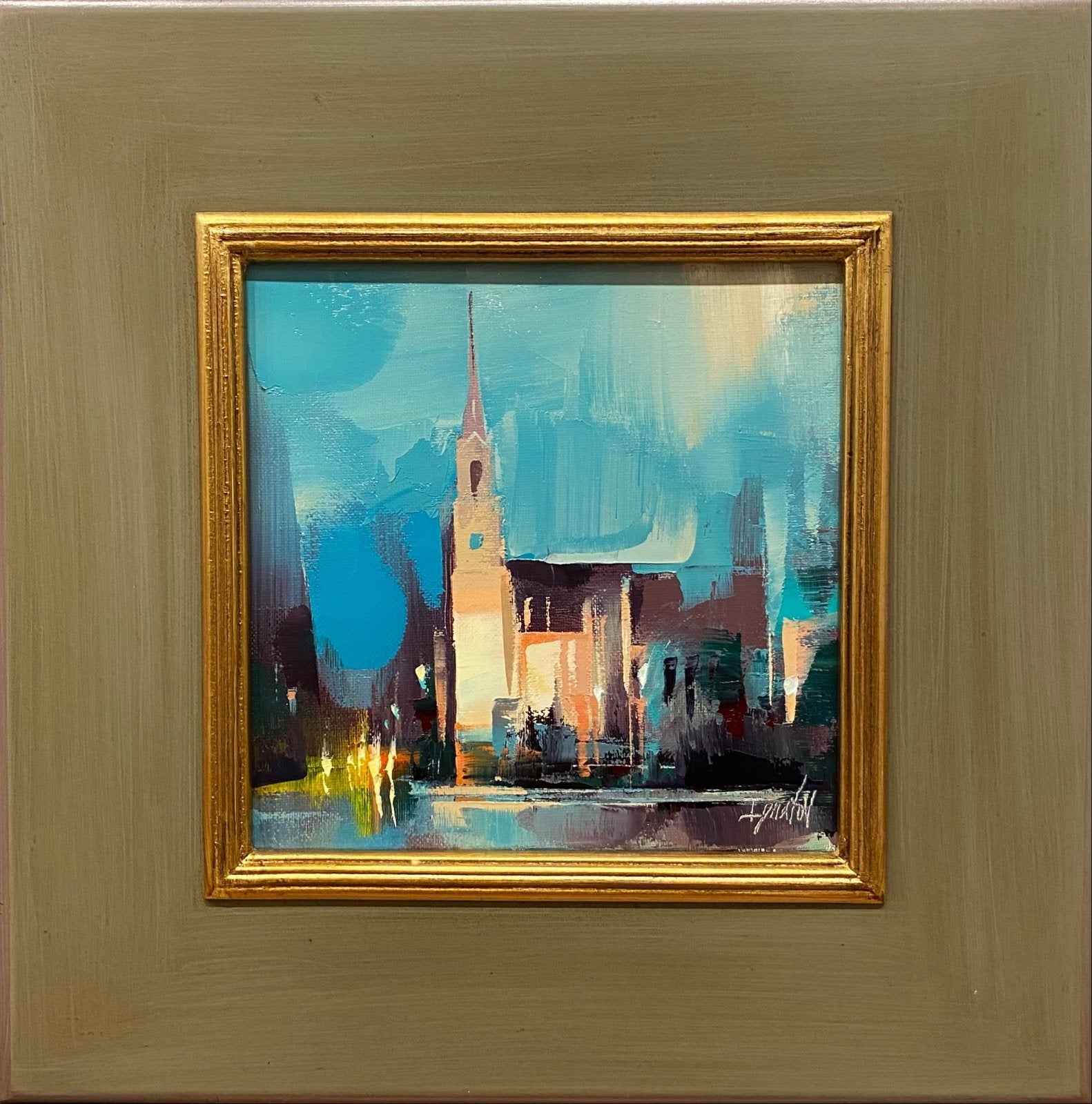 St Mathew's at Dusk by Ignat Ignatov at LePrince Galleries