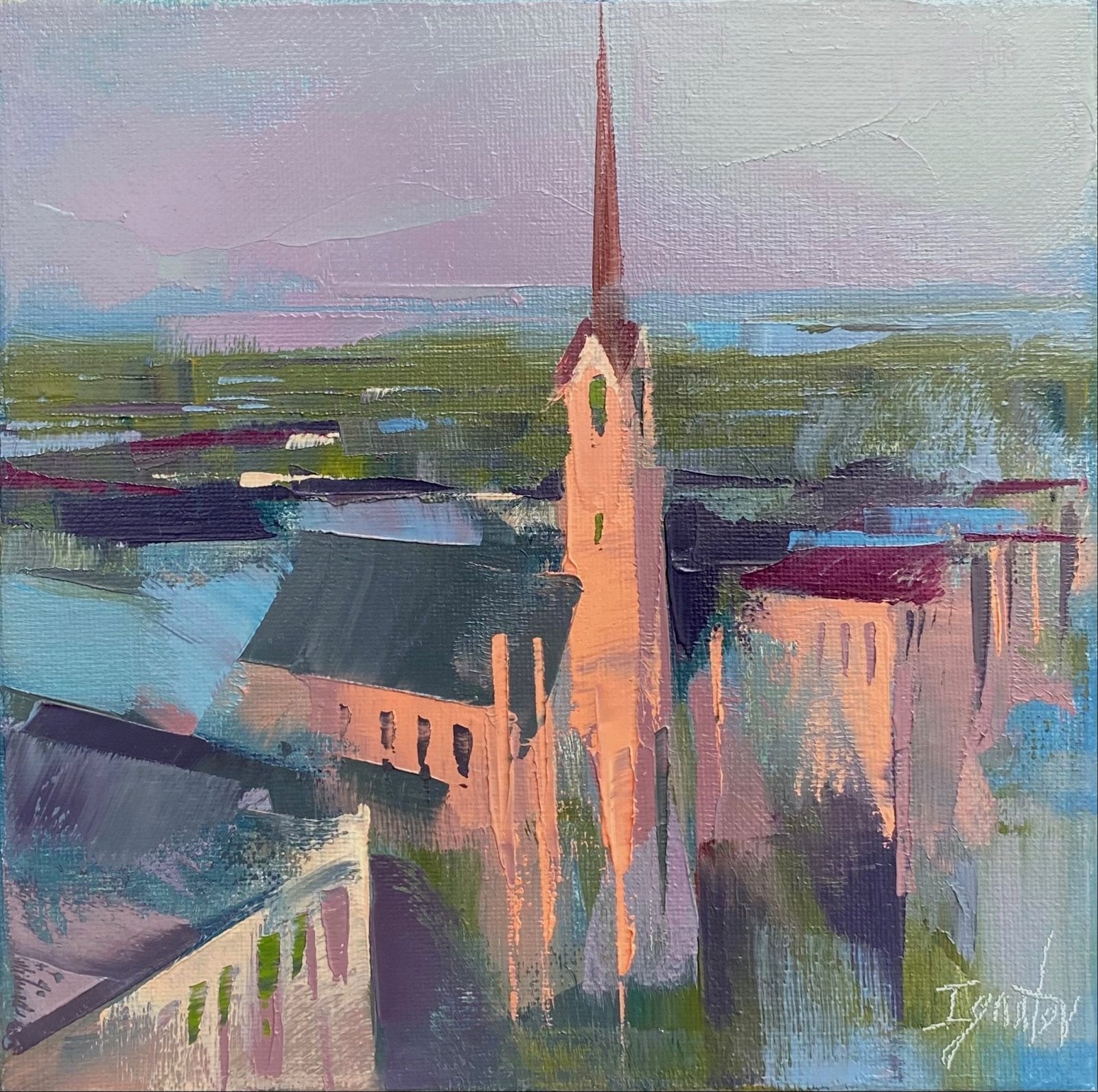 St. Matthew's, study by Ignat Ignatov at LePrince Galleries