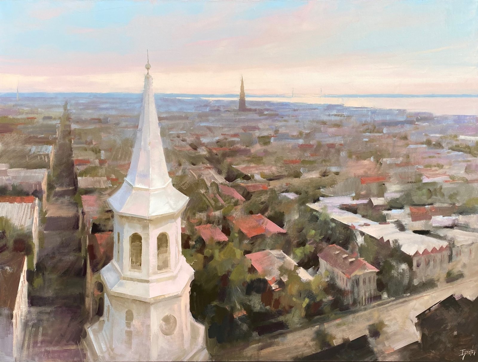 St. Michael's Rooftops by Ignat Ignatov at LePrince Galleries