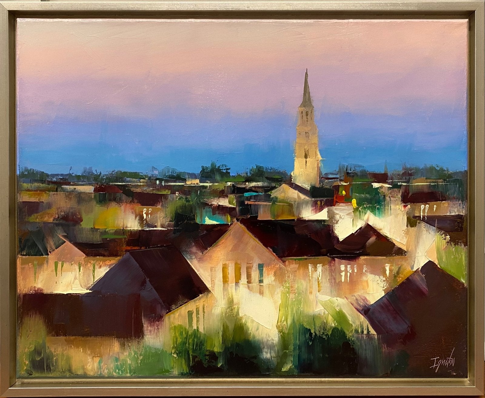 St. Philip's Peaceful Evening by Ignat Ignatov at LePrince Galleries