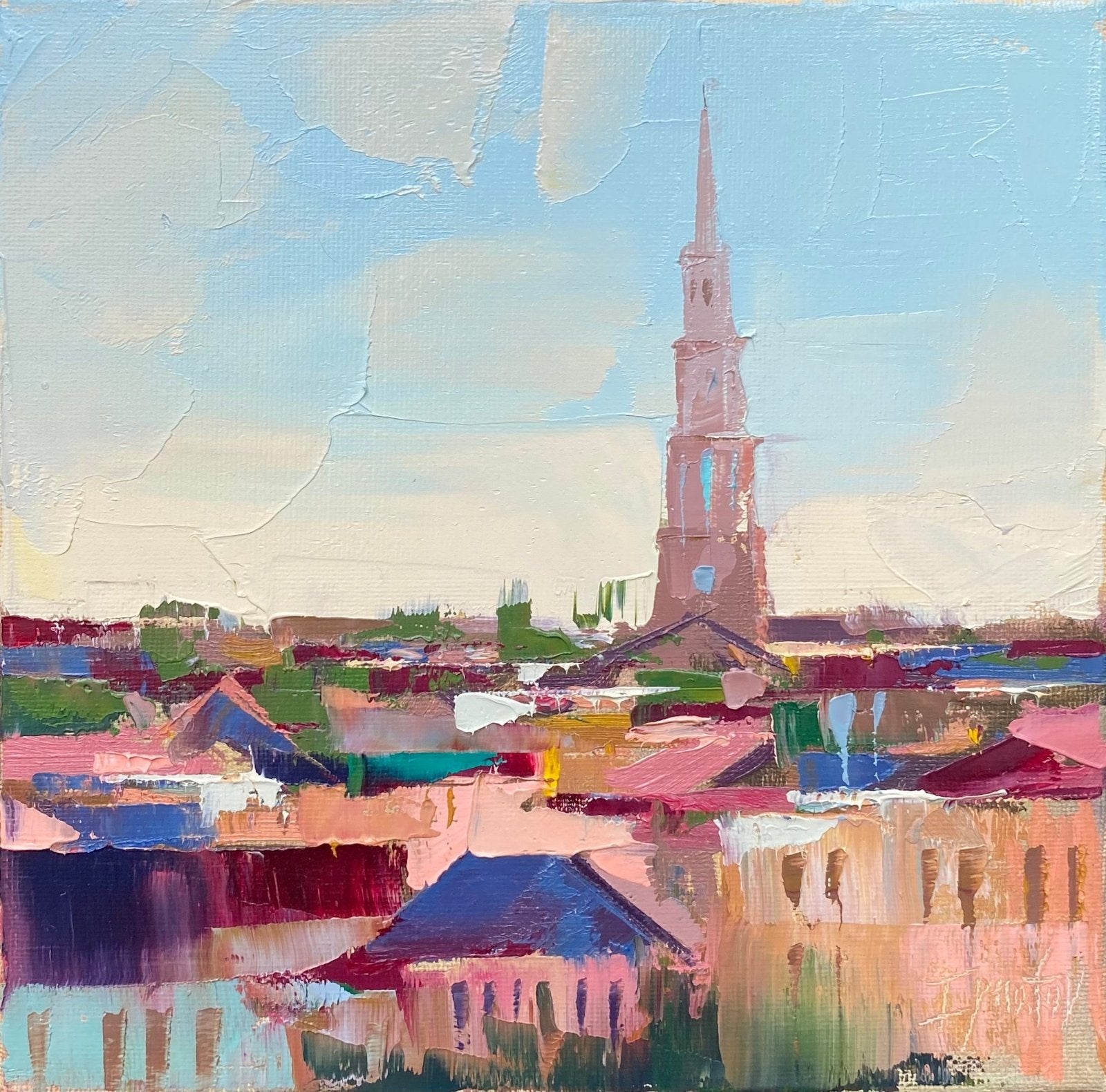 St. Phillip's ,study by Ignat Ignatov at LePrince Galleries